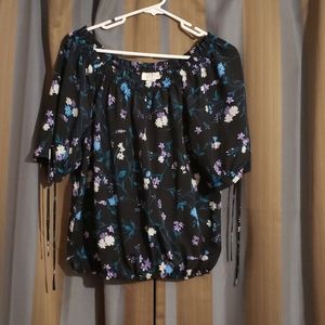 Ann Taylor Loft flowery blouse